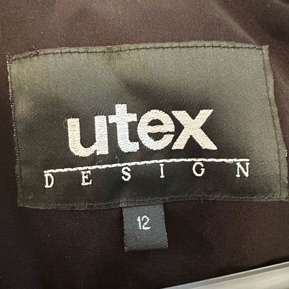 Utex Design Trench Coat Tan | Women Size 12 - Picture 8 of 9